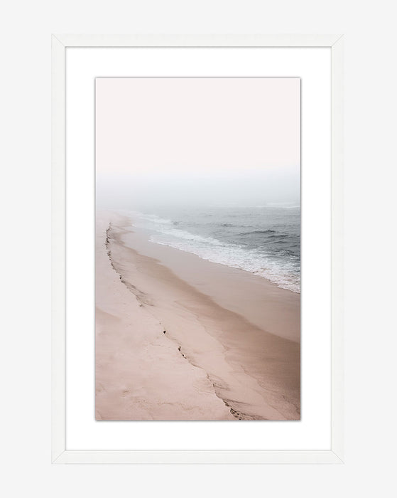 Beach Walk into the Fog