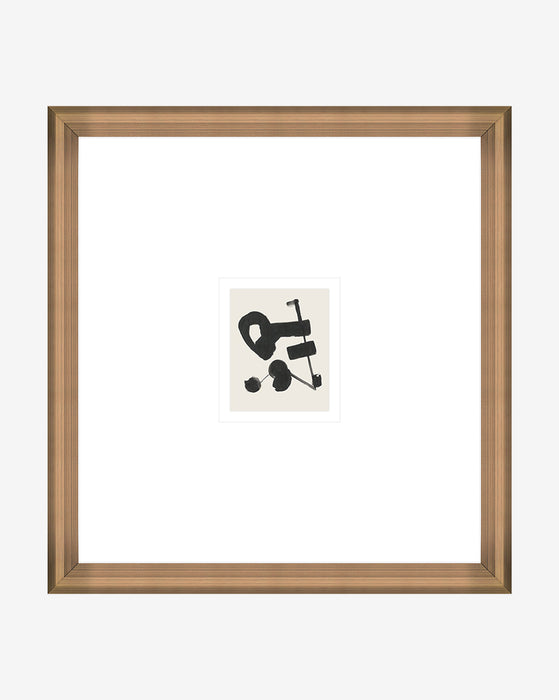Black Abstract Linework II