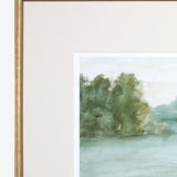 Blue Watercolor River
