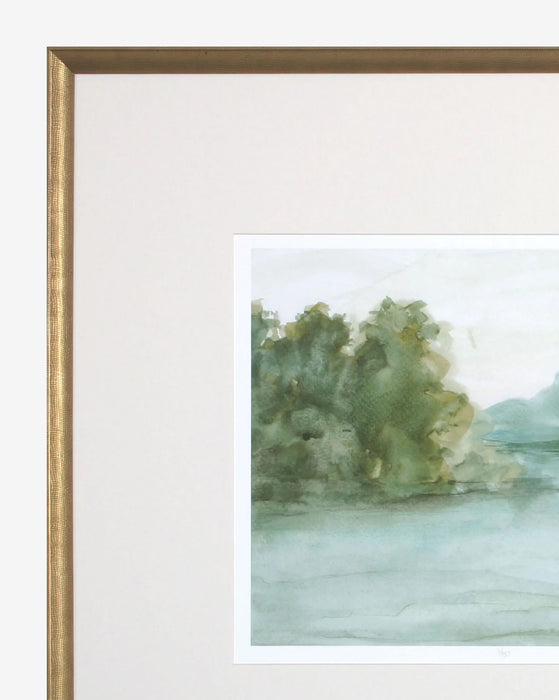 Blue Watercolor River