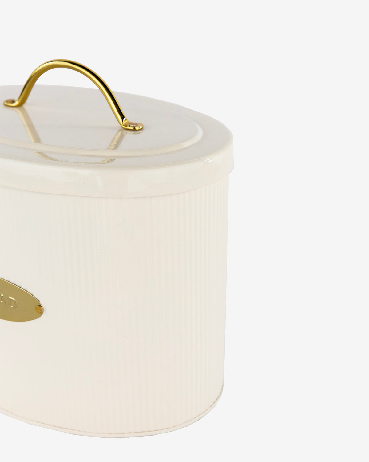 Brass Detailed Metal Bread Box