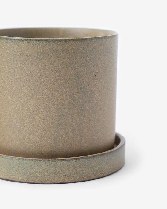 Brown Speckled Pot