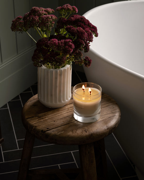 Grayson White Marble Vase