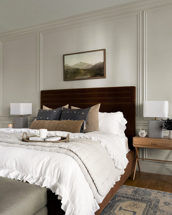 George Upholstered Bed (Ready to Ship)