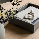 Gray Shagreen Tray