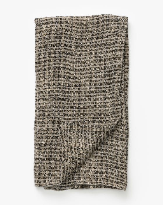 Charcoal Linen Tea Towel