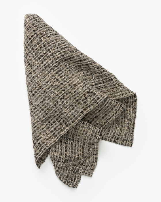 Charcoal Linen Tea Towel