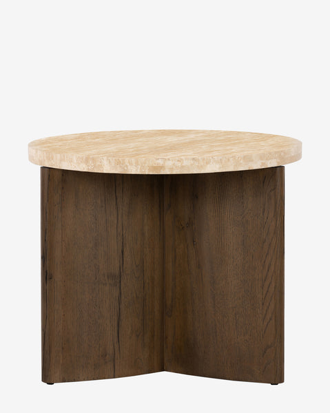 Damon pedestal coffee table deals