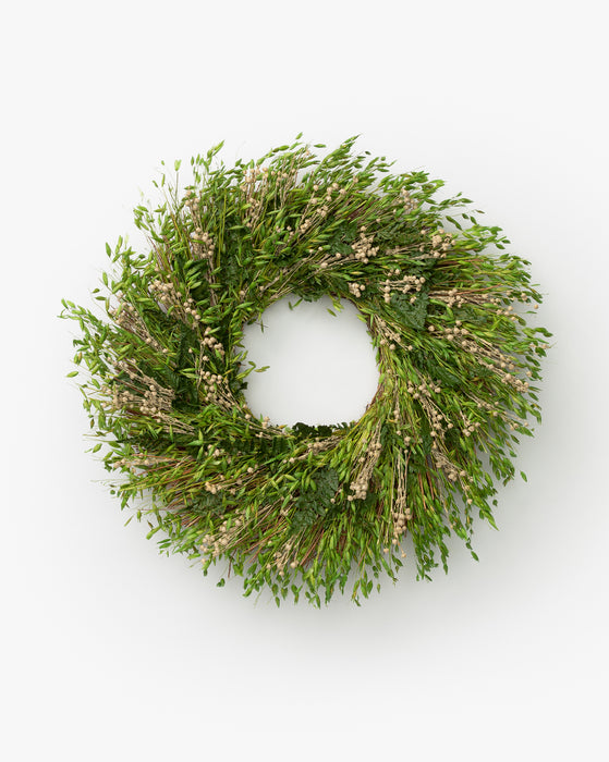 Easy Greens 22" Dried Wreath
