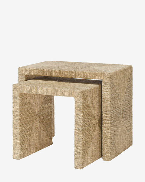 【新品】WWW_EXTENTIONTABLE OAK ナラ ケース付 EllieNestingSideTables-