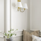 Wainwright Double Swoop Sconce