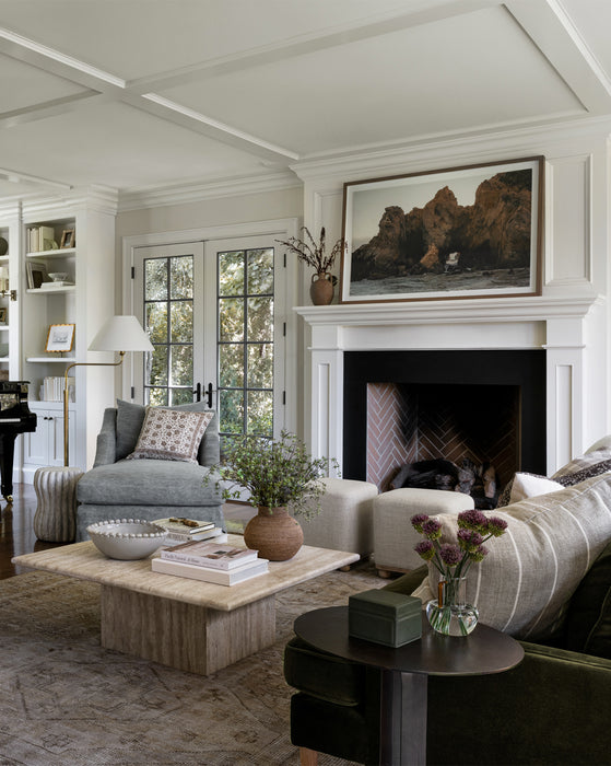 Travertine Coffee Table