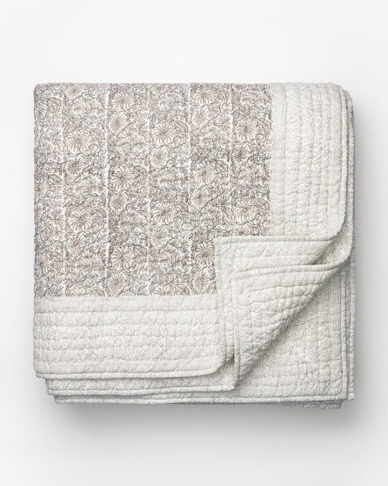 Floral Block Print Quilt