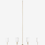 Foxdale Six Light Linear Chandelier