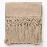 Fringed Alpaca Throw