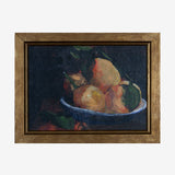Fruit in a Blue Bowl