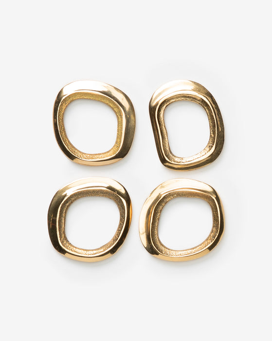 Botanical Brass Napkin Ring (Set of 4) – McGee & Co.