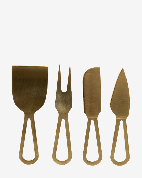 Golden Charcuterie Knife Set