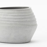 Gray Glass Vase