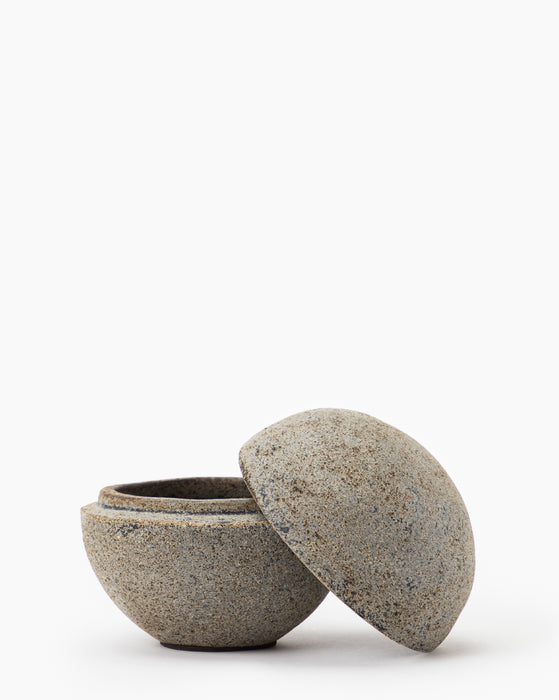 Gray Terracotta Storage Jar