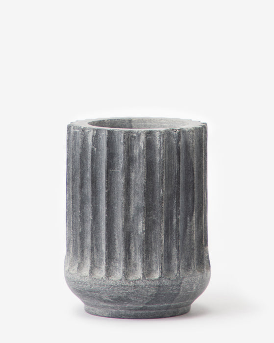 Grayson Black Marble Vase