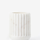 Grayson White Marble Vase