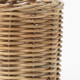 Hand-Woven Wicker Vase