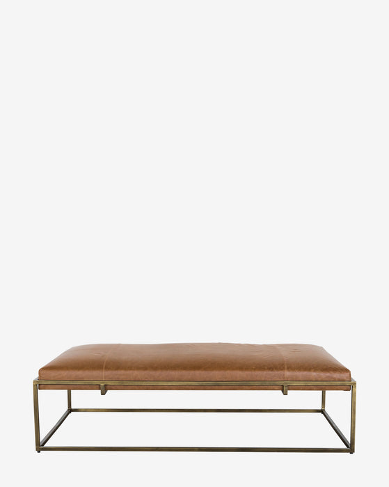 Harlow Leather Bench