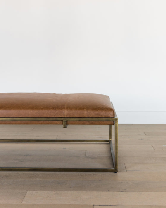 Harlow Leather Bench
