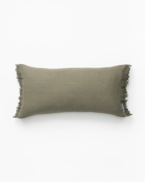Hazelton Pine Fringed Pillow Cover