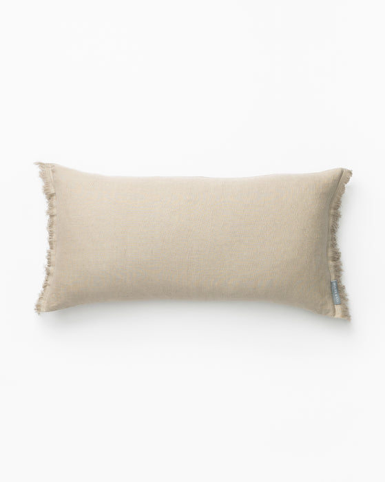 Hazelton Mushroom Fringed Pillow Cover