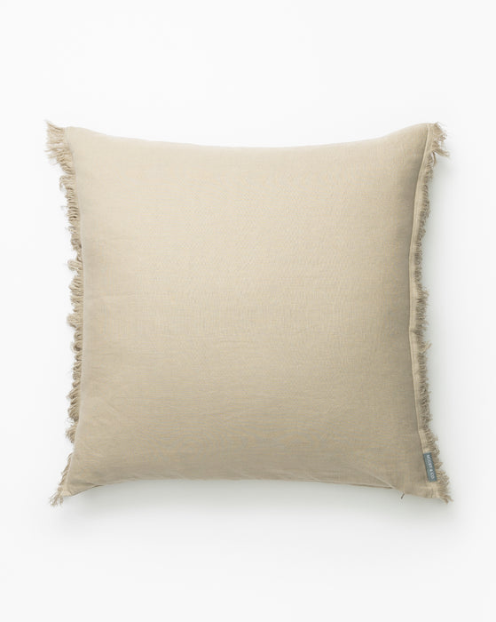 Hazelton Mushroom Fringed Pillow Cover