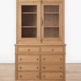 oak cabinet, wood cabinet