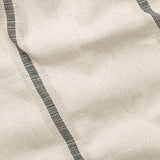 Helena Soft Fringe Black & Cream Blanket