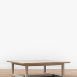 white square coffee table, white coffee table, oak coffee table, modern coffee table, living room furniture 