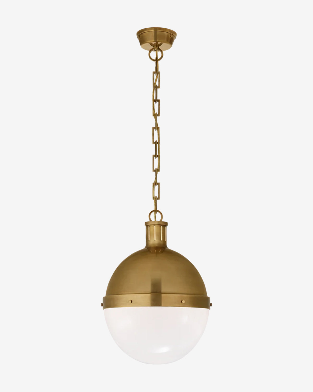 Hicks Pendant Globe Large Polished Nickel Williams Sonoma 6258695