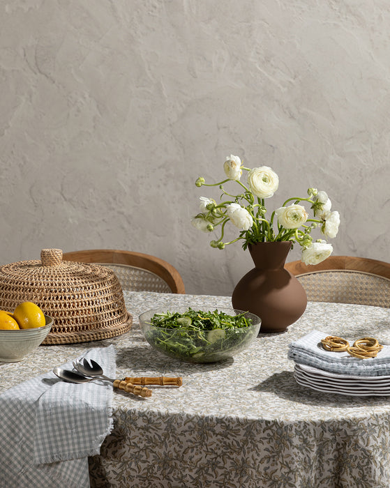 Estelle Block Print Tablecloth