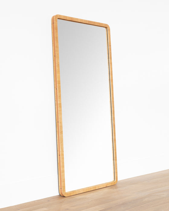 Jovie Woven Floor Mirror