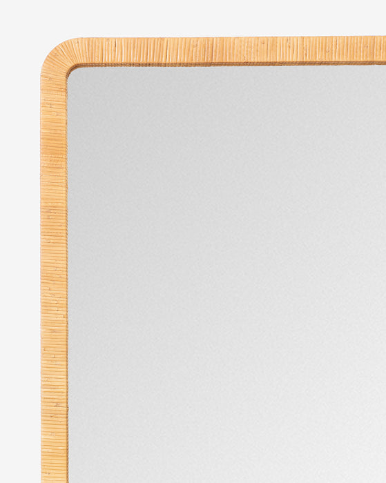 Jovie Woven Floor Mirror
