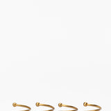 Kinne Metal Napkin Rings (Set of 4)