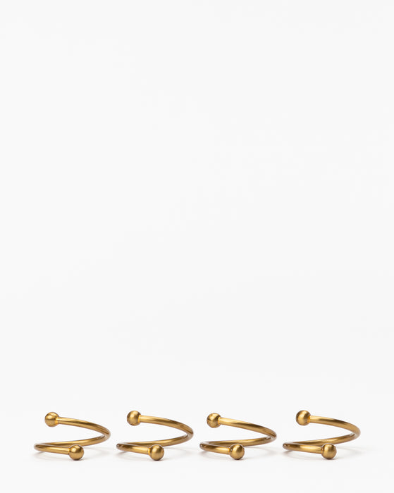 Kinne Metal Napkin Rings (Set of 4)