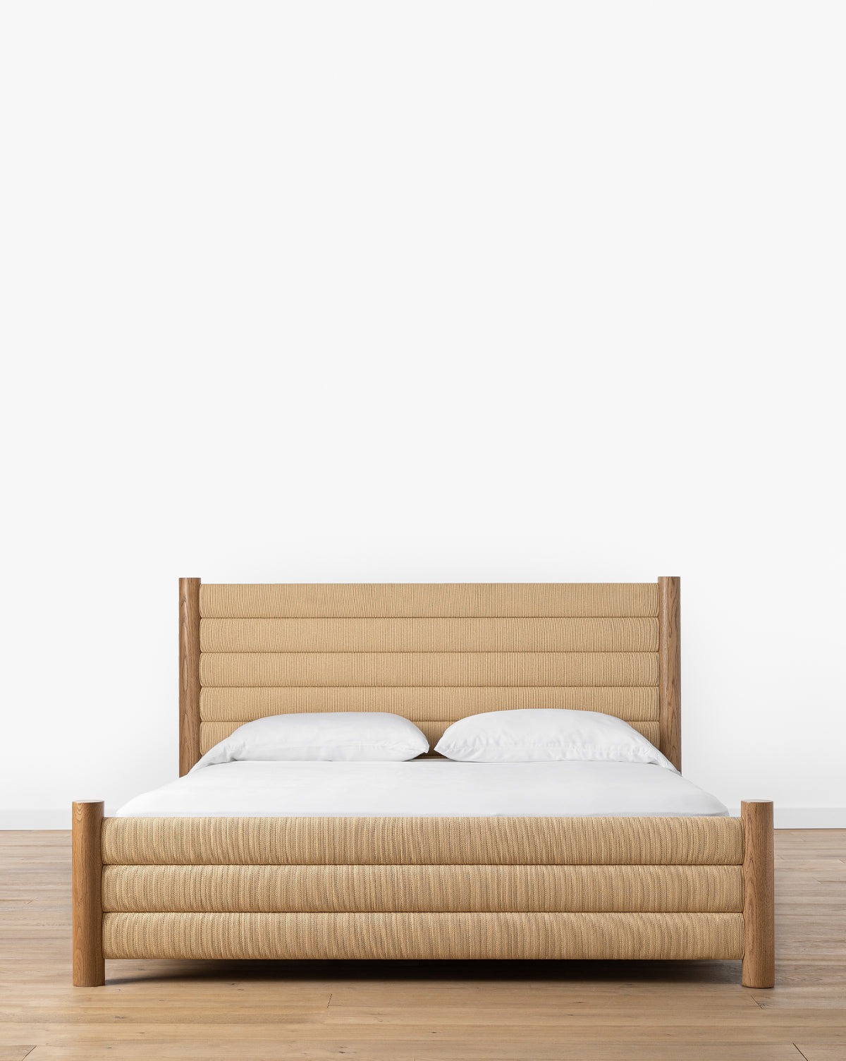 Oak bed frame with headboard hotsell