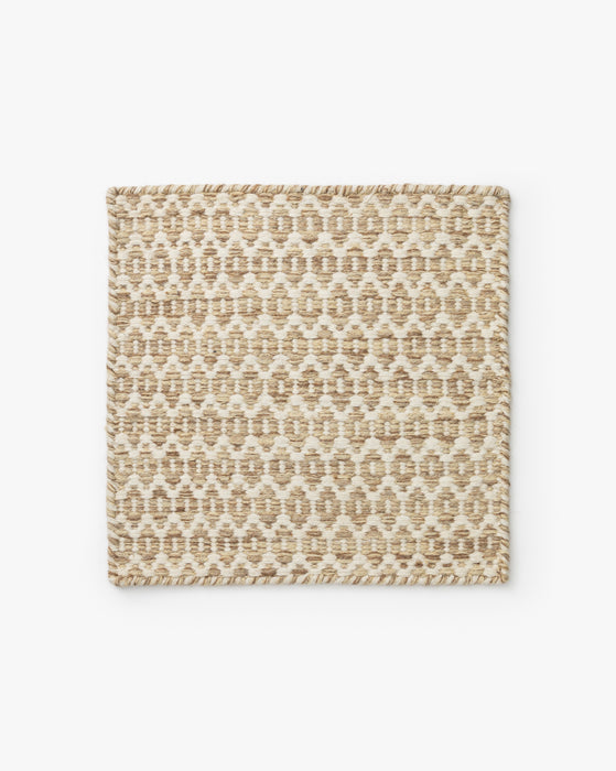 Lamia Handwoven Wool Flatweave Rug Swatch