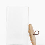 Leather Pull Lidded Jars