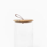 Leather Pull Lidded Jars