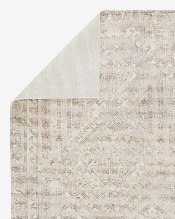 Lenola Taupe Handwoven Wool Rug