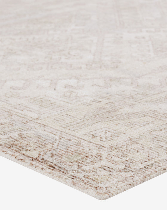 Lenola Taupe Handwoven Wool Rug