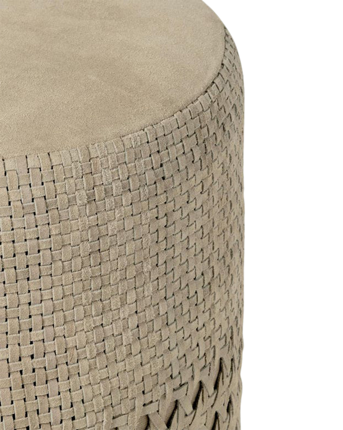 Longmont Suede Ottoman
