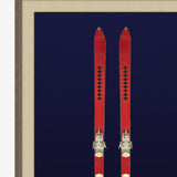 Antique Navy Skis II