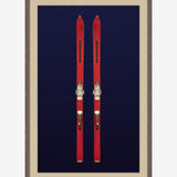 Antique Navy Skis II